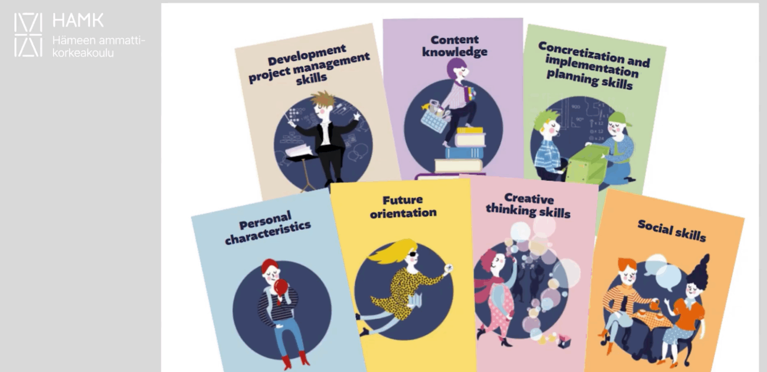 Laura-Maija Hero has developed idea cards as tools for teachers, among others.